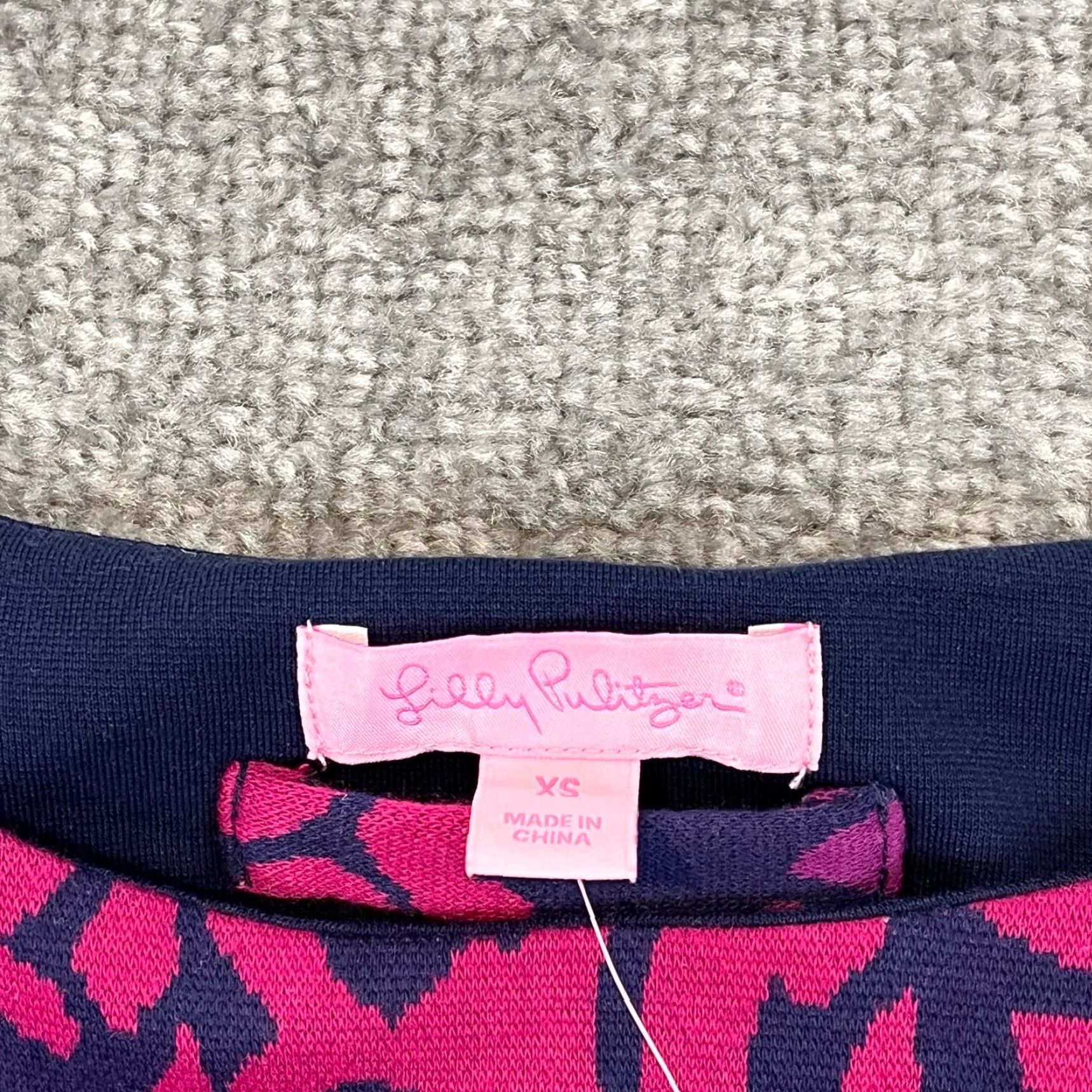 Lilly Pulitzer Lilly Pulitzer Jonah Dress Womens XS True Navy Follow The Leader Jacquard NEW Size XS / US 0-2 / IT 36-38 - 7 Thumbnail