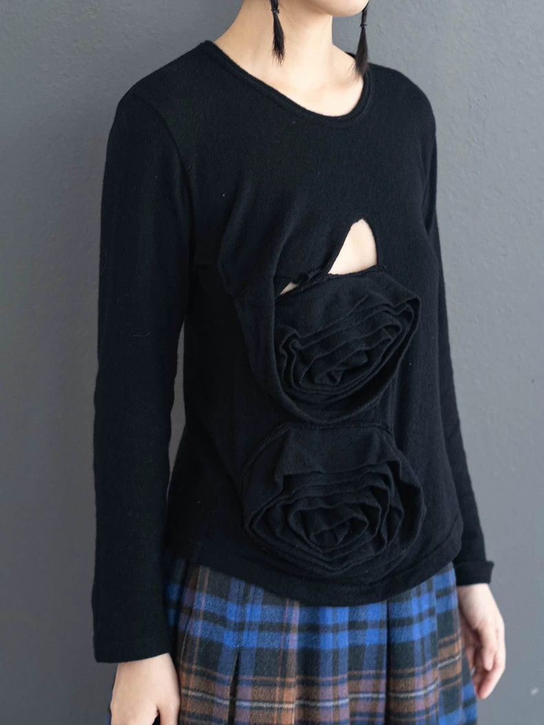 Comme des Garcons Comme Des Garcons Rose knitted coat Size XS / US 0-2 / IT 36-38 - 6 Thumbnail