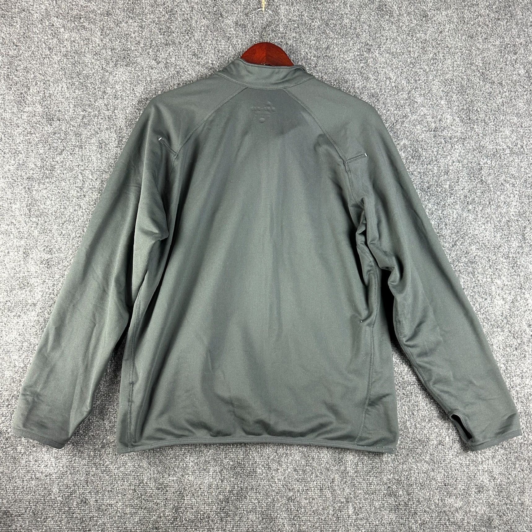 Nike Nike Dri Fit Pullover Top Mens L 1/4 Zip Fleece Lined Running Knit Solid Gray Size US L / EU 52-54 / 3 - 7 Thumbnail