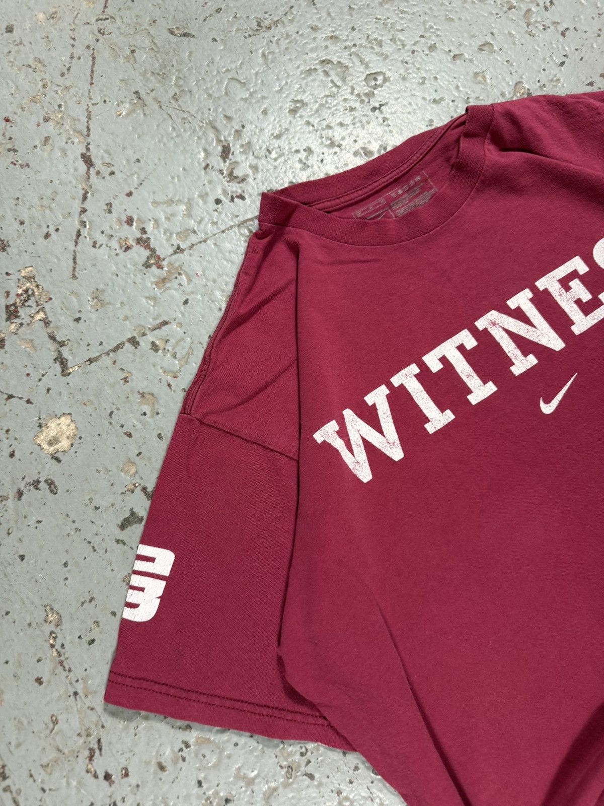Nike Vintage Thrashed Nike Witness College Tee Size US M / EU 48-50 / 2 - 4 Thumbnail