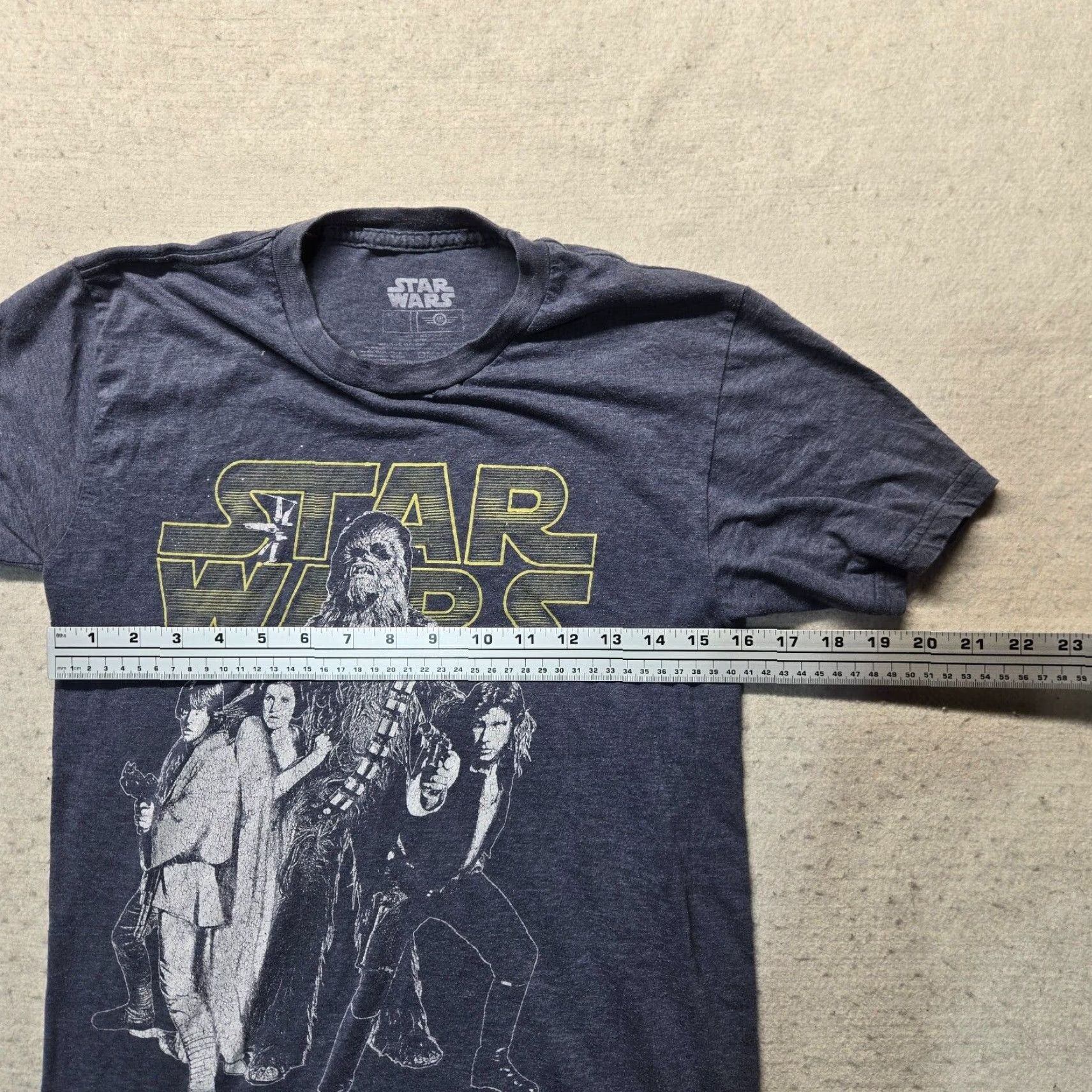 Mad Engine Star Wars Shirt Adult S Heather Blue Star Wars Jedi Knights 90s Lucas Film Stat Wars Mens Size US S / EU 44-46 / 1 - 4 Thumbnail