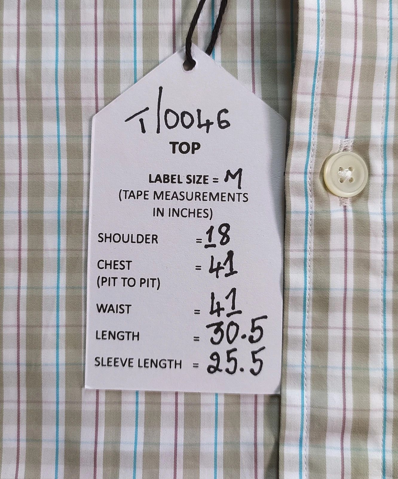 Thomas Pink Thomas Pink Slim Fit Formal Check Shirt T 0046 Size US M / EU 48-50 / 2 - 5 Thumbnail