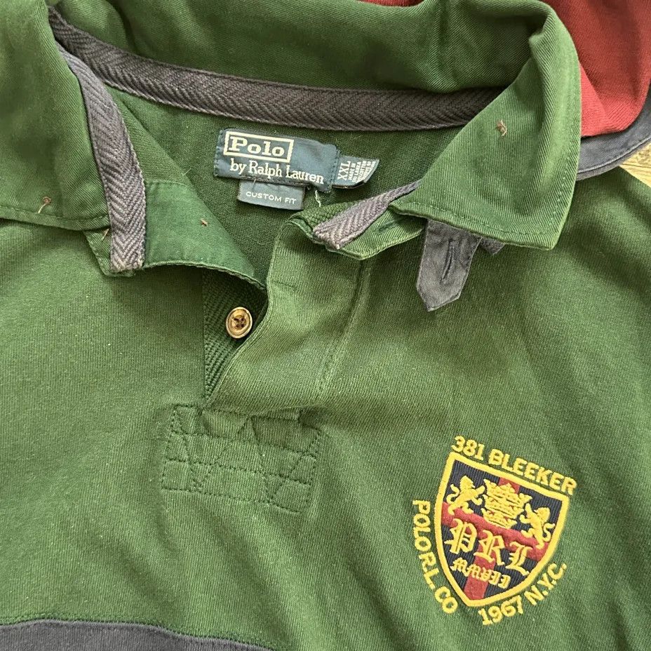 Polo Ralph Lauren Vintage Polo Ralph Lauren 381 Bleeker 1967 NYC Hooded Rugby Size US XXL / EU 58 / 5 - 4 Thumbnail