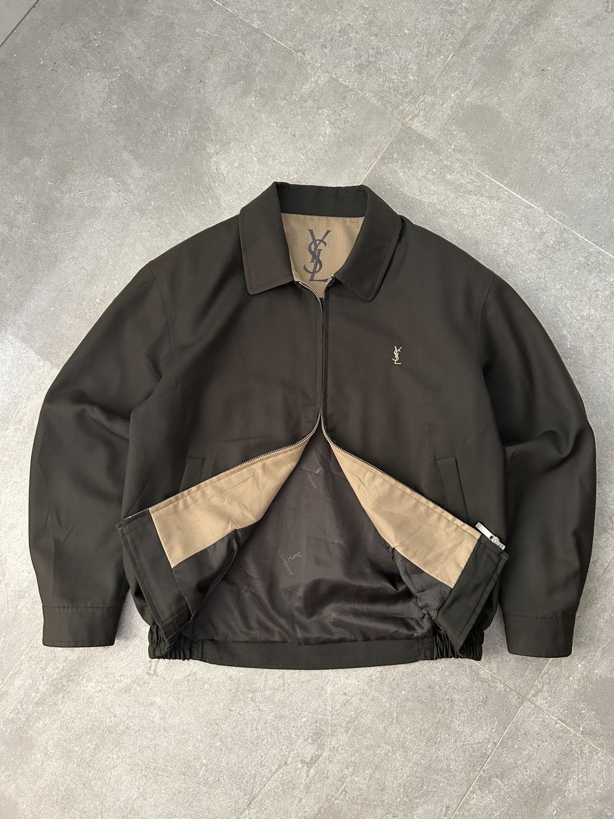 Yves Saint Laurent Dark Green Vintage Yves Saint Laurent Jacket