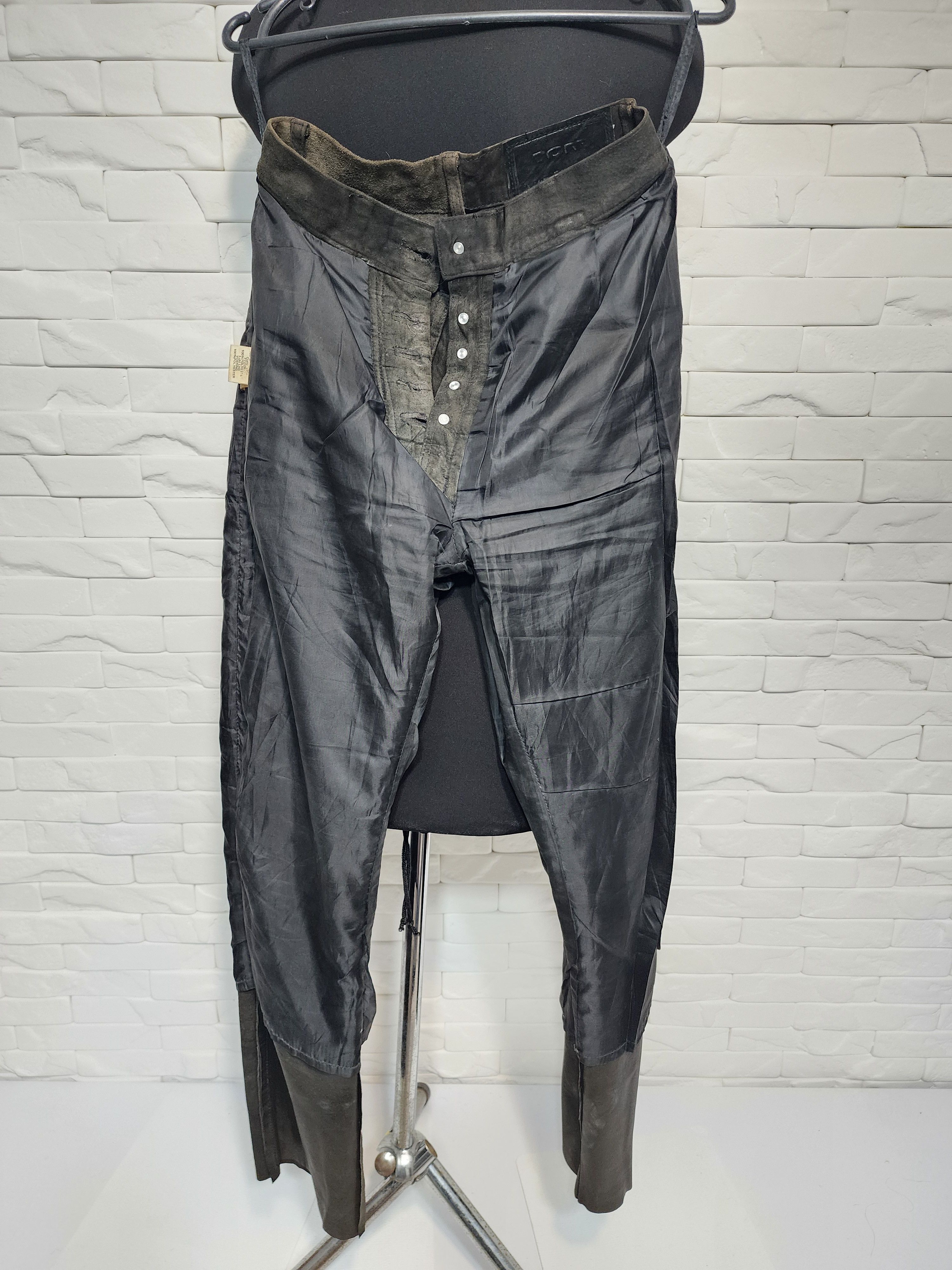Genuine Leather Men's brown leather pants. Size US 26 / EU 42 - 7 Thumbnail