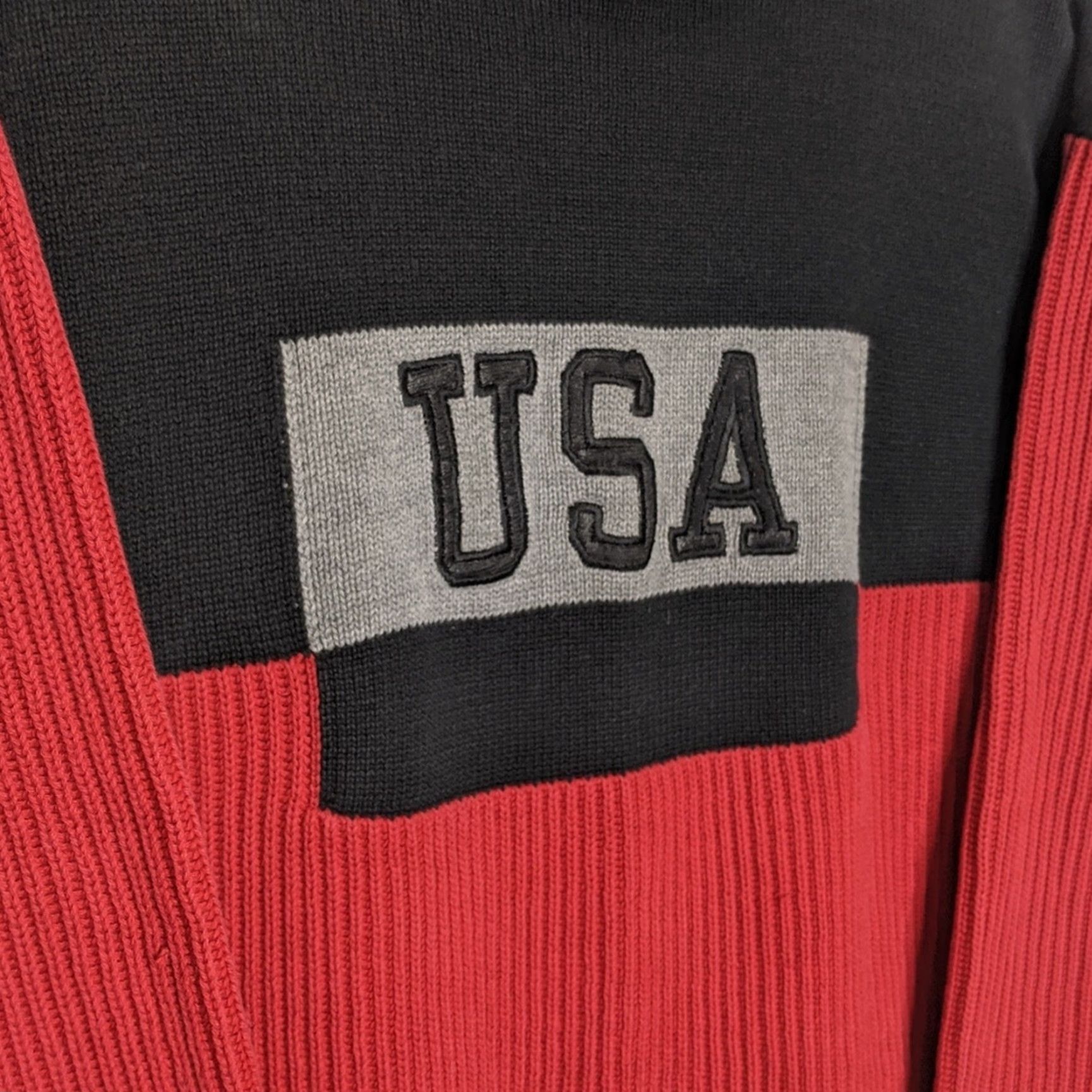 Liz Claiborne VINTAGE Liz Claiborne Sweater L Unisex Adults Red Pullover 90s Skater Grunge Streetwear VTG Y2K Size L / US 10 / IT 46 - 2 Thumbnail