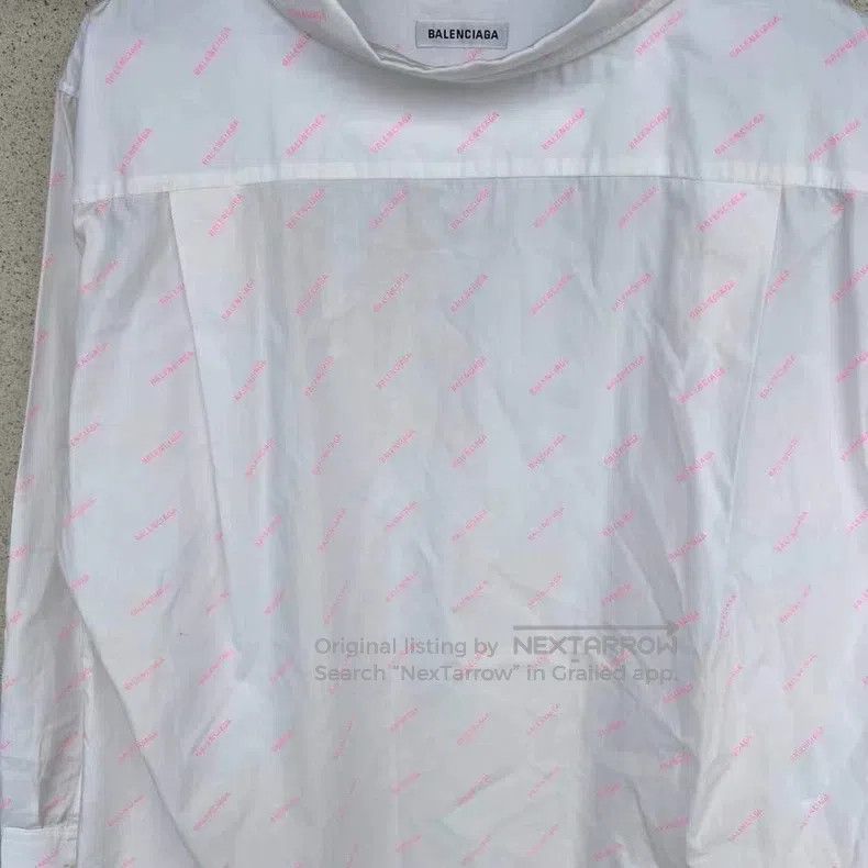Balenciaga Balenciaga All-over Print Shirt Hoodie Size XS / US 0-2 / IT 36-38 - 3 Thumbnail