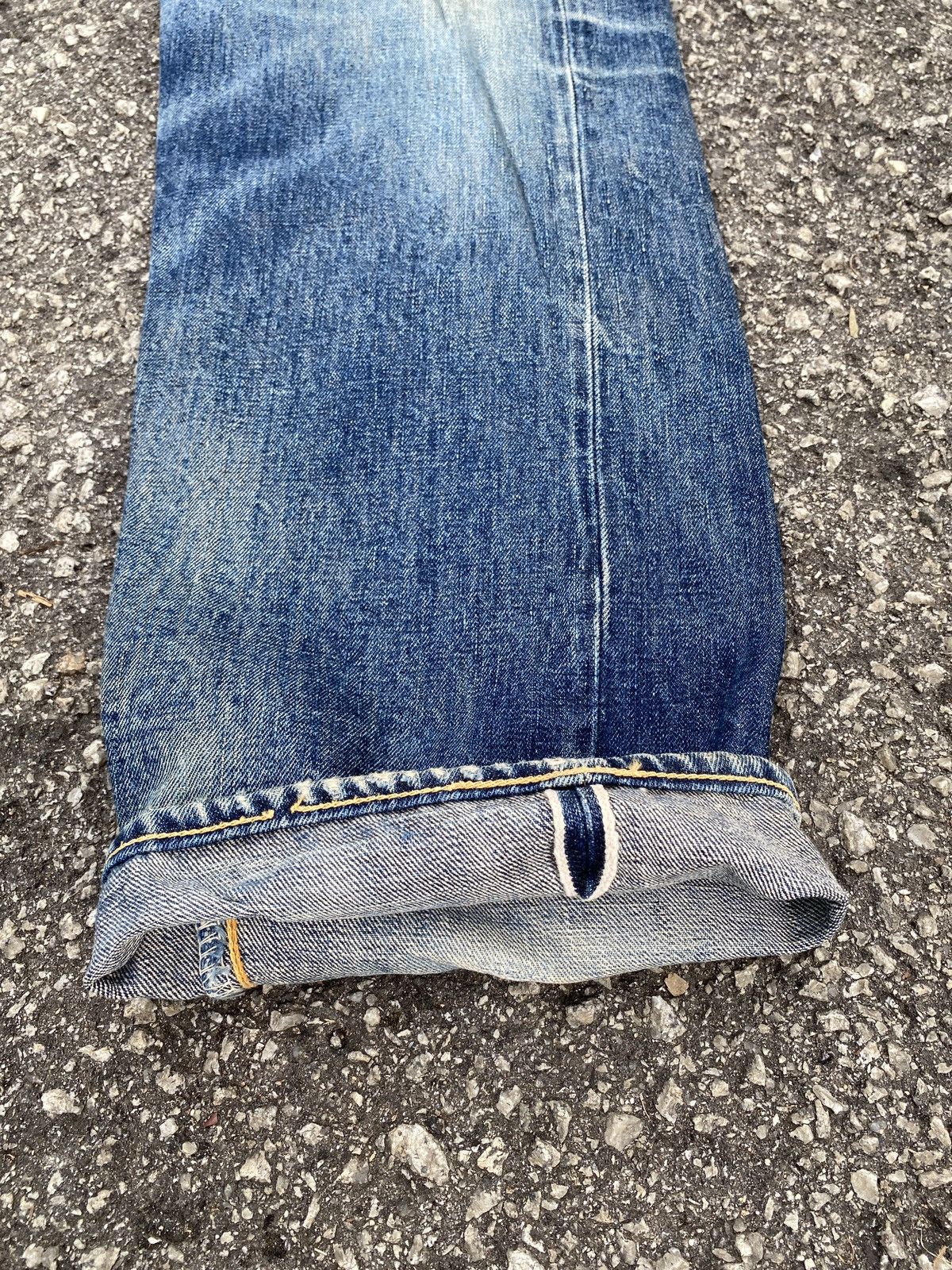 Japanese Brand × Pherrow's Vintage 90’s Pherrows Japan Washed Blue Selvedge Denim Size US 29 - 5 Thumbnail