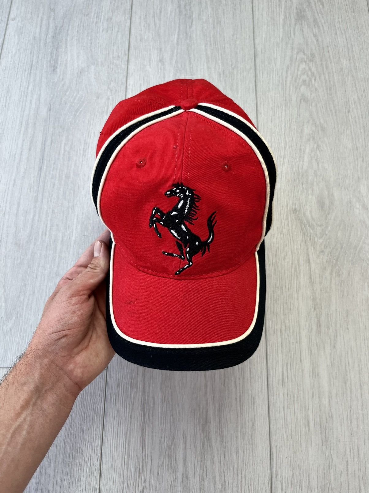 Ferrari Vintage Ferrari Cap Big Logo Racing Y2K Schumacher 90s 00s Size ONE SIZE - 1 Thumbnail