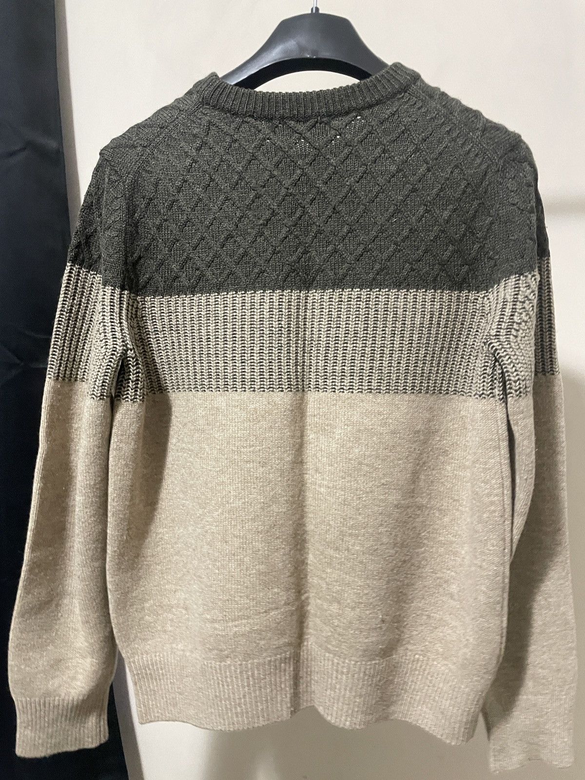 Polo Ralph Lauren Bean Pole Brown Wool Sweater Size US L / EU 52-54 / 3 - 3 Thumbnail