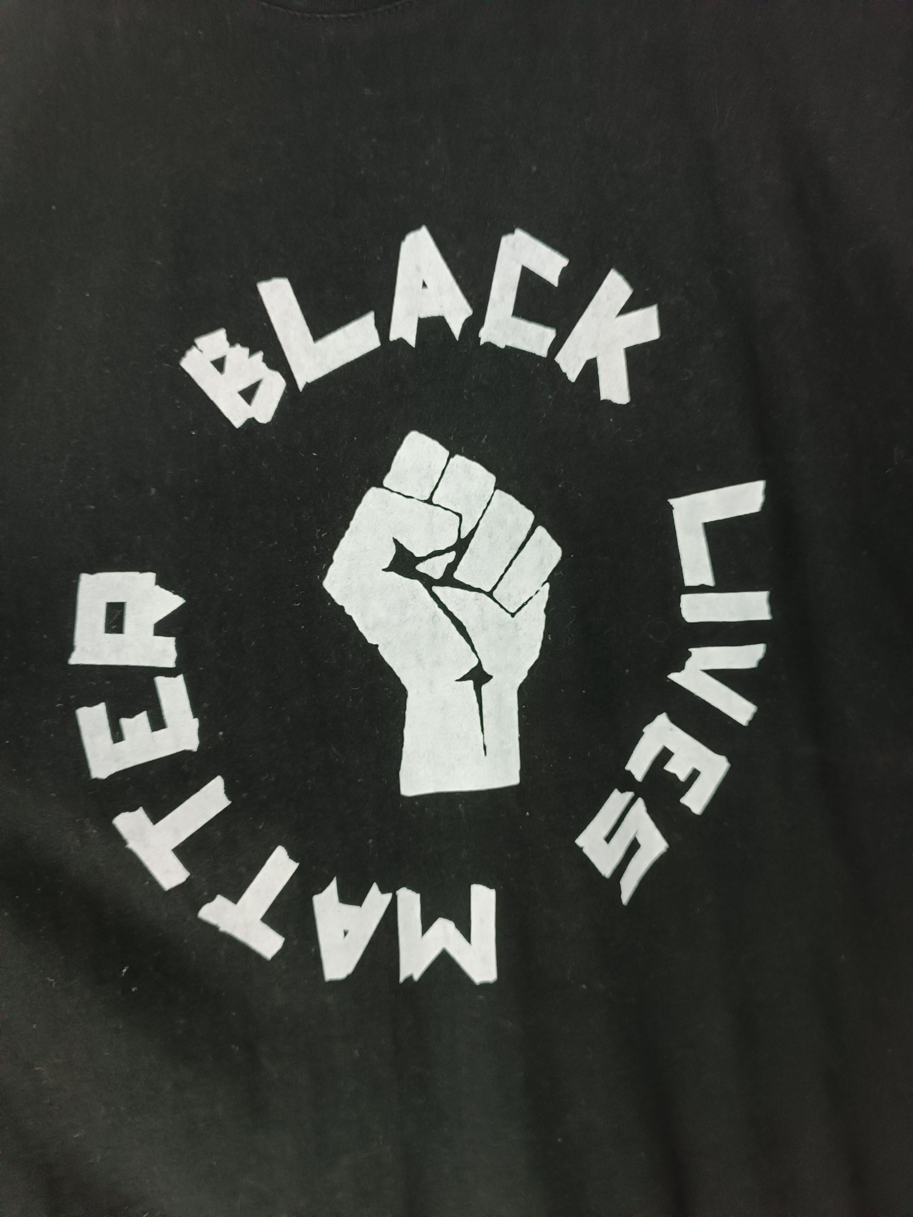 Other VINTAGE BLACK LIVES MATTER BLM PROTEST HUMANITY TEE Size US M / EU 48-50 / 2 - 10 Thumbnail