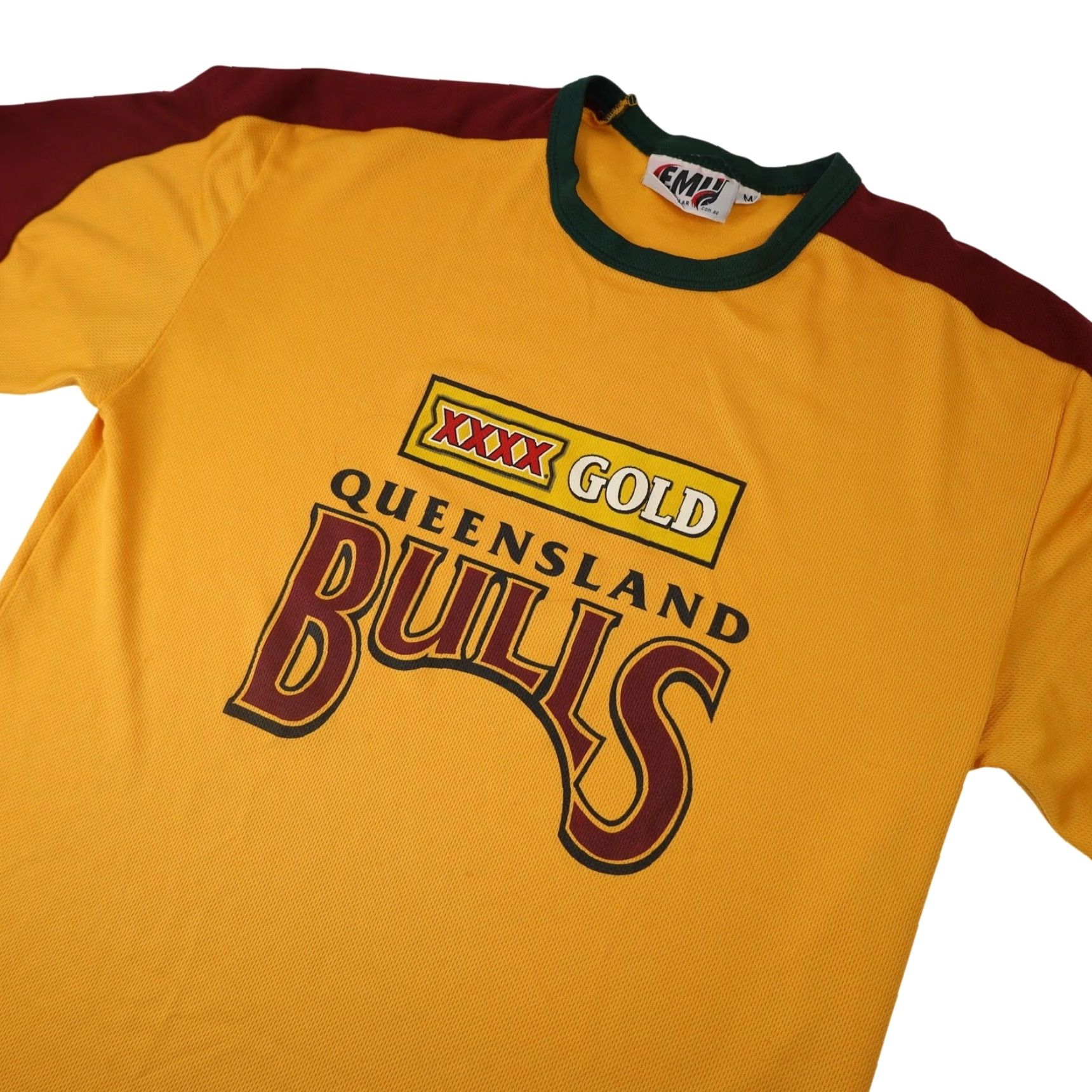 Vintage VINTAGE Queensland Bulls Cricket XXX Gold Nike Shirt Jersey? Size US M / EU 48-50 / 2 - 2 Thumbnail