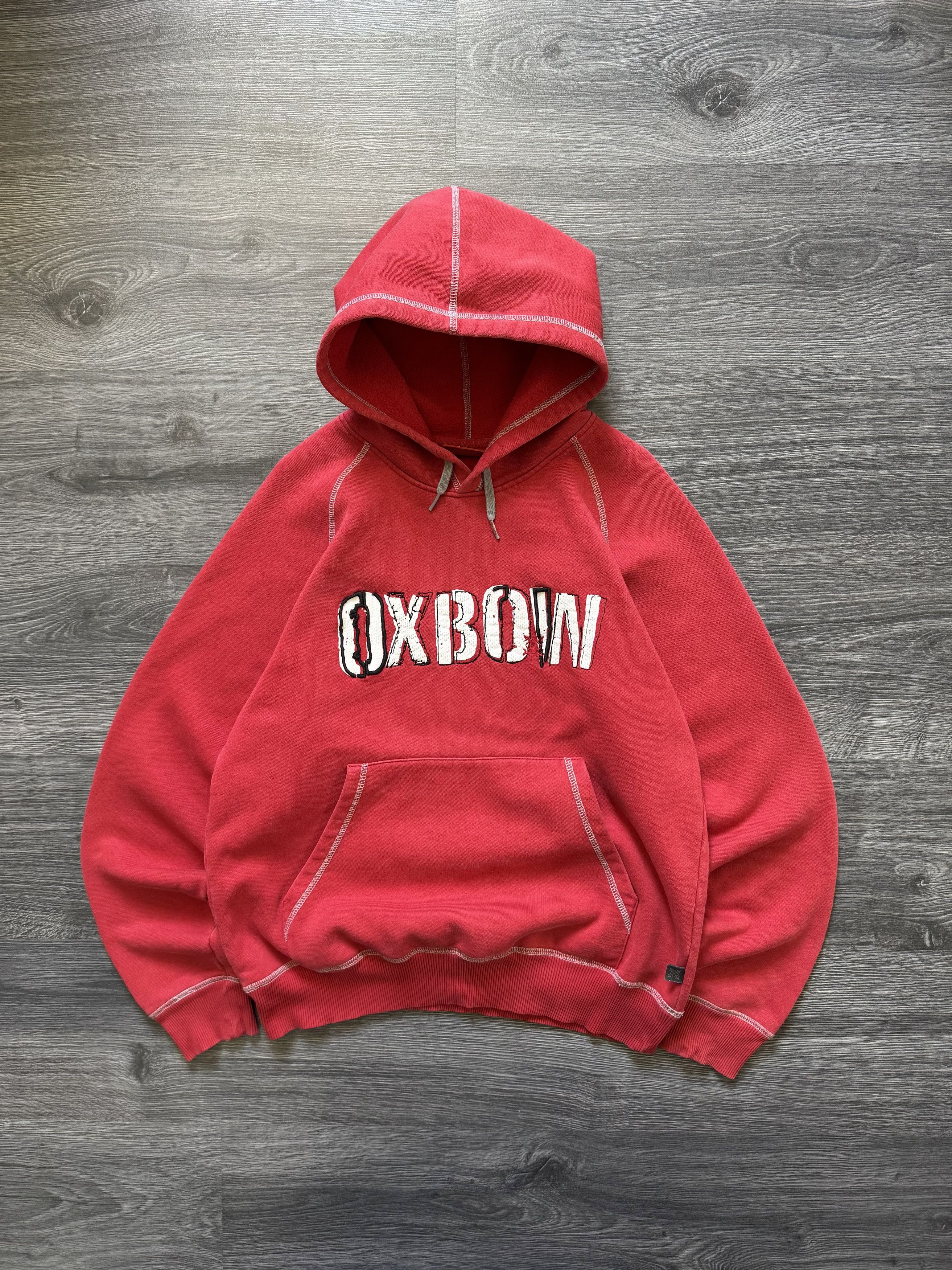 Oxbow Vintage Y2K Oxbow Embroidered Logo Hoodie Size US S / EU 44-46 / 1 - 1 Thumbnail