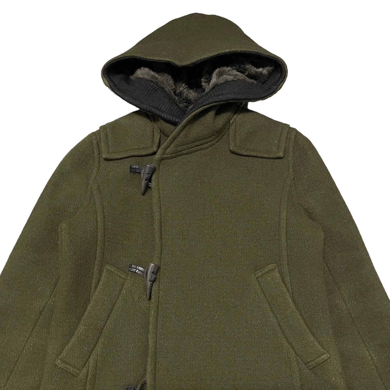Issey Miyake Vintage Sunao Kuwahara by Issey Miyake Wool Hooded Coat Size US S / EU 44-46 / 1 - 2 Thumbnail