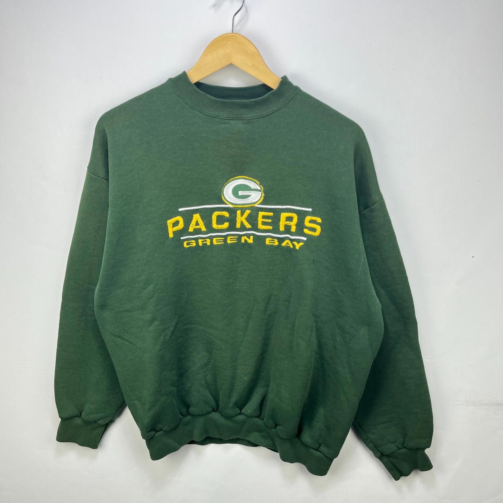 Other Vintage 90s Green Bay Packers Sun Faded Sweatshirt Large Size ONE SIZE - 1 Thumbnail