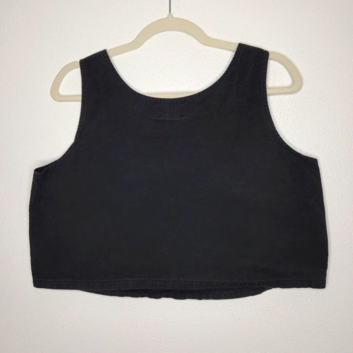 ALOHAS VINTAGE New Horizon Hawaii Aloha Tank Top Crop Beach Coastal Surf Shirt Black M Womens Tank 90s Coastal Garden/Art Style Size M / US 6-8 / IT 42-44 - 6 Thumbnail