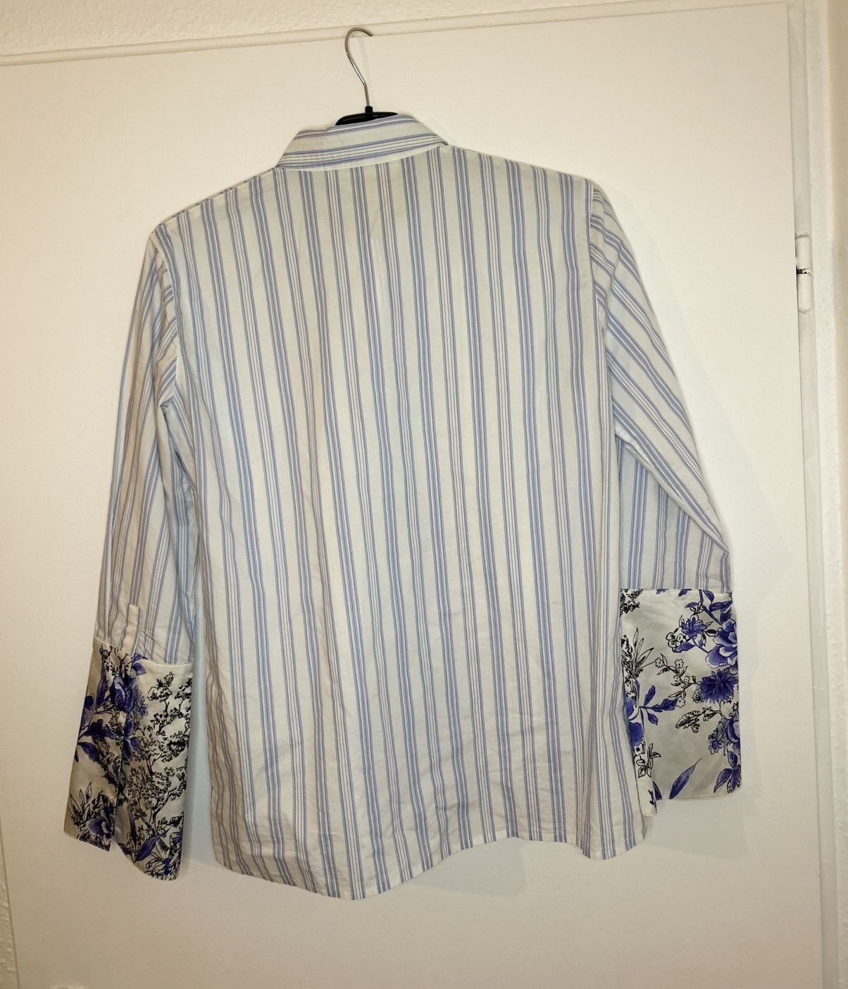 Other DMN Demeure Striped Shirt - Floral Cuff Details - Size 38/M Size M / US 6-8 / IT 42-44 - 8 Thumbnail
