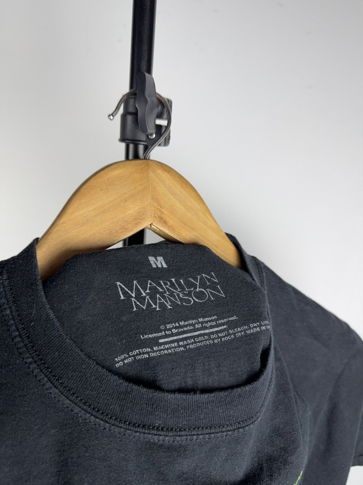 Marilyn Manson 2014 Marilyn Manson Portrait Album Tee Double Sided M Size M / US 6-8 / IT 42-44 - 7 Thumbnail
