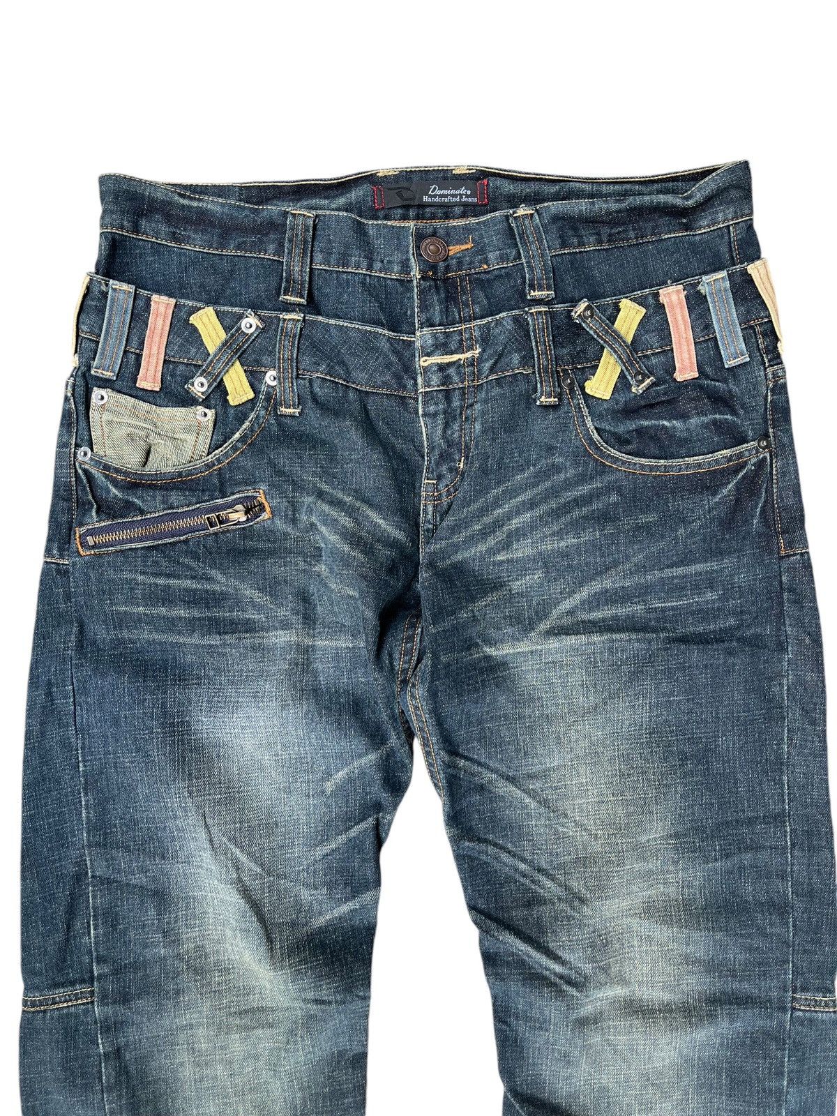 Japanese Brand Dominate double waist jeans Size US 34 / EU 50 - 6 Thumbnail