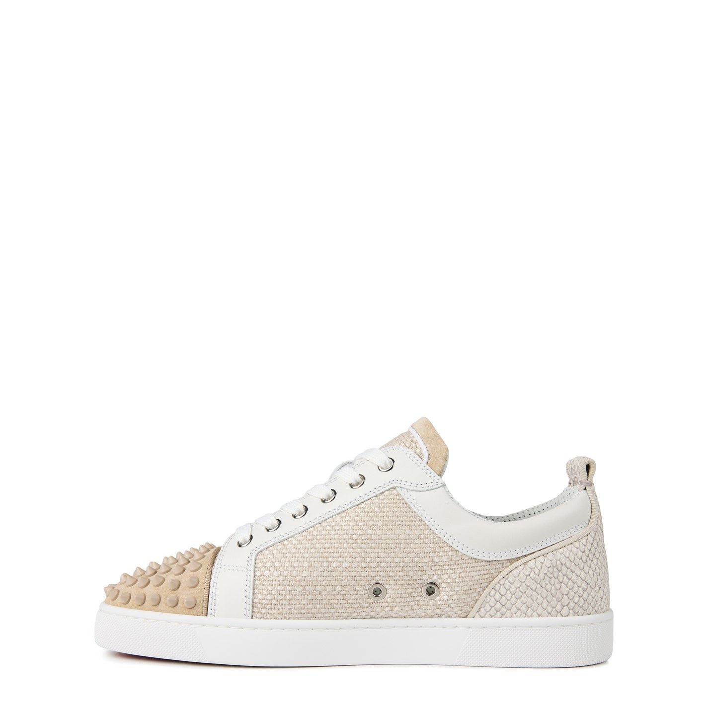 Christian Louboutin Louis Junior Spikes Canvas Sneakers Size US 12 / EU 45 - 3 Thumbnail