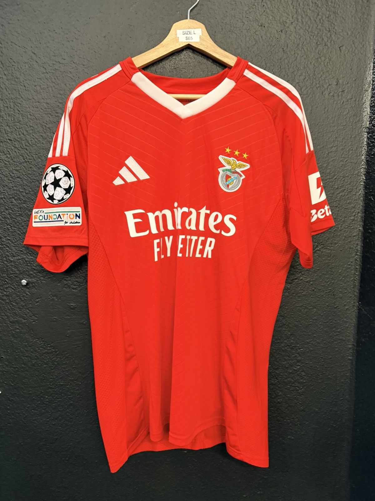 Adidas Adidas SL Benifica 24-25 home jersey #11 DI MARÍA Size US L / EU 52-54 / 3 - 1 Thumbnail