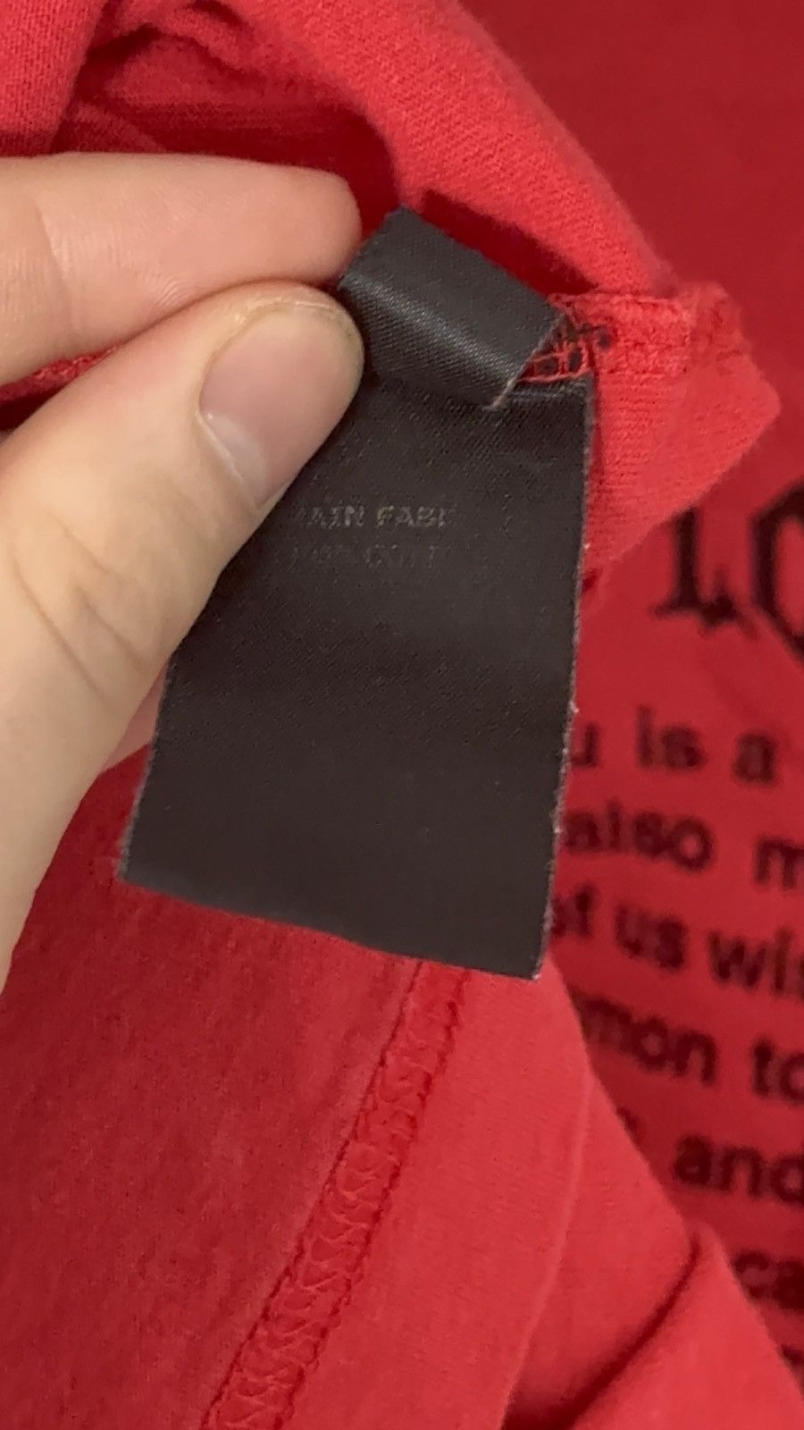 Vetements ✅Vetements Longevity Distressed red t shirt Size US M / EU 48-50 / 2 - 10 Thumbnail