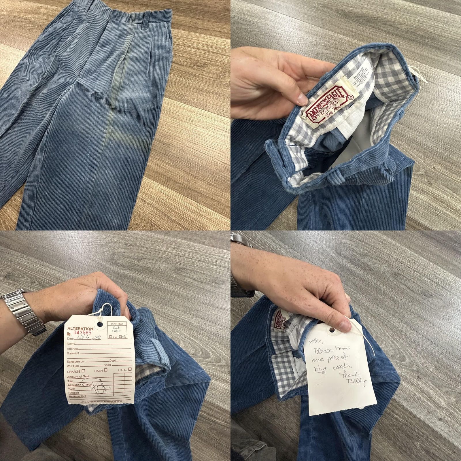 American Eagle Outfitters VINTAGE American Eagle Outfitters Corduroy Pants Womens 26x32 Pleated Pink 80s 90s Preppy Mens Womens Girls Boys Size 26" / US 2 / IT 38 - 9 Thumbnail