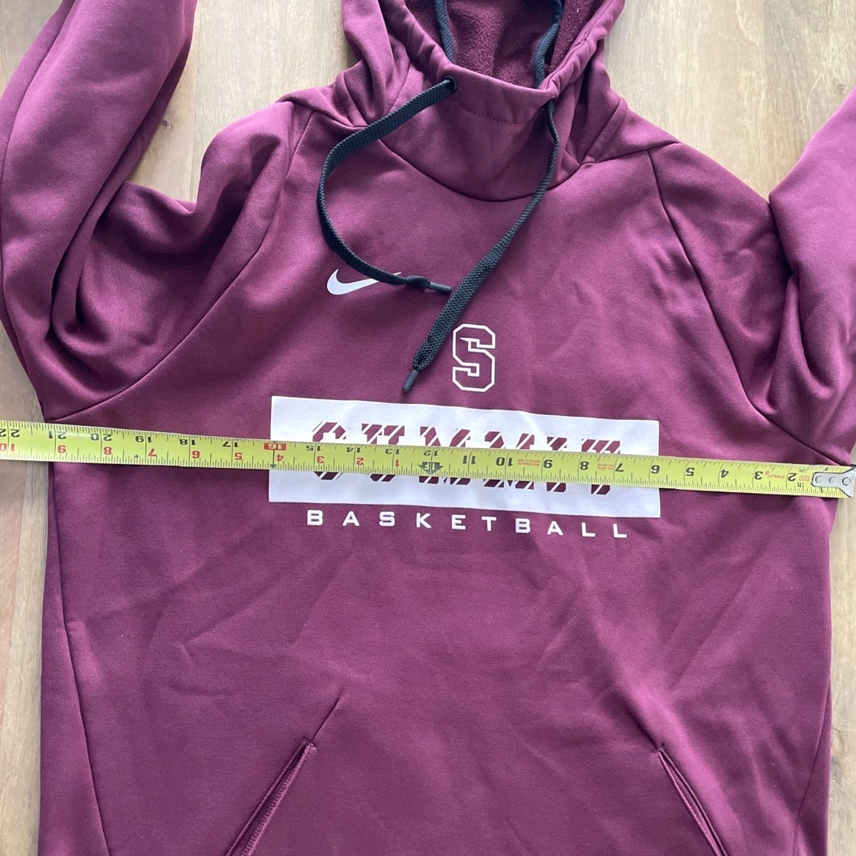 Nike Nike Summit Hoodie Mens S Maroon Pullover Basketball Sweatshirt Size US S / EU 44-46 / 1 - 6 Thumbnail