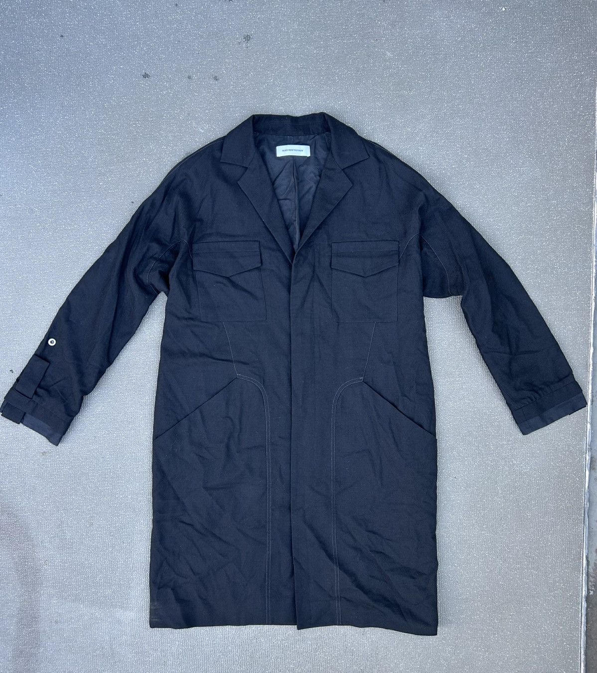 Kiko Kostadinov Kiko Kostadinov FW18 loro piana darted long jacket Size US M / EU 48-50 / 2 - 1 Thumbnail