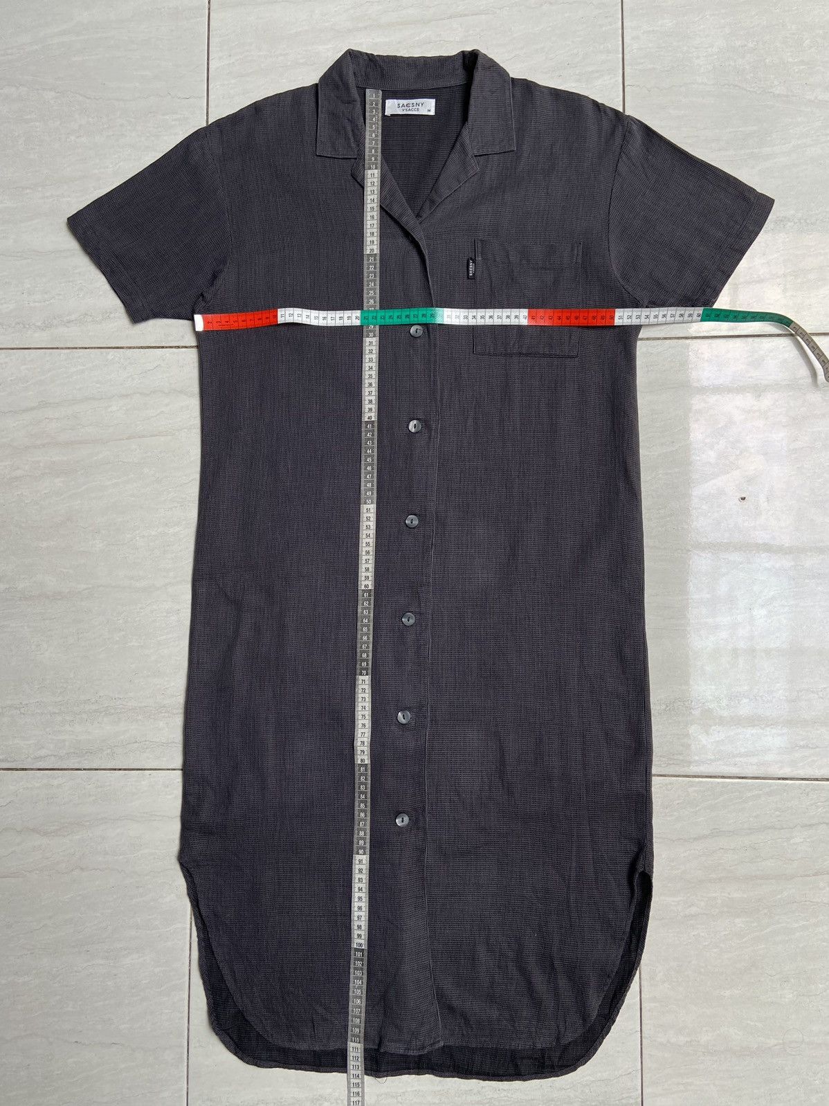 Designer × Japanese Brand × Yohji Yamamoto SACSNY Y’SACCS Grey Long Shirt Size US M / EU 48-50 / 2 - 13 Thumbnail