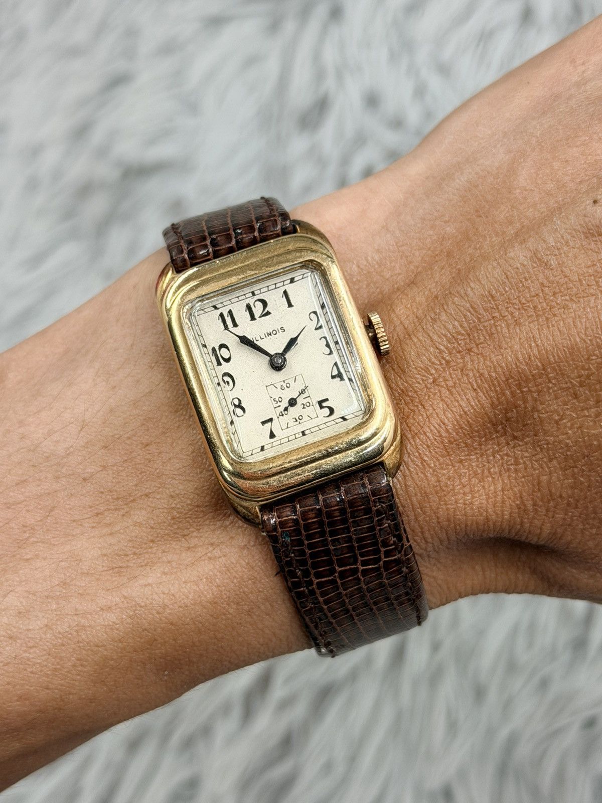 Vintage Vintage 70’s ILLINOIS 14K Gold Filled Manual Unisex Watch Size ONE SIZE - 2 Thumbnail