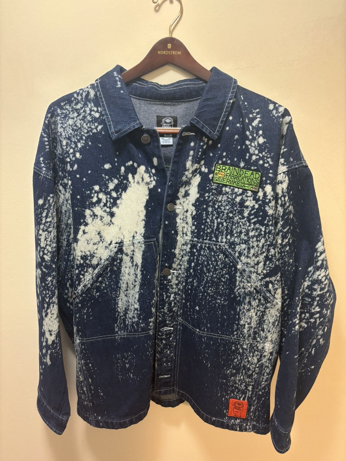 Brain dead dickies fabrications heavy duty denim jacket