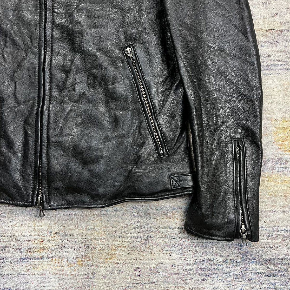 Japanese Brand × Kadoya × NANO universe Nano universe multi zipper bikers leather jacket Size US M / EU 48-50 / 2 - 5 Thumbnail