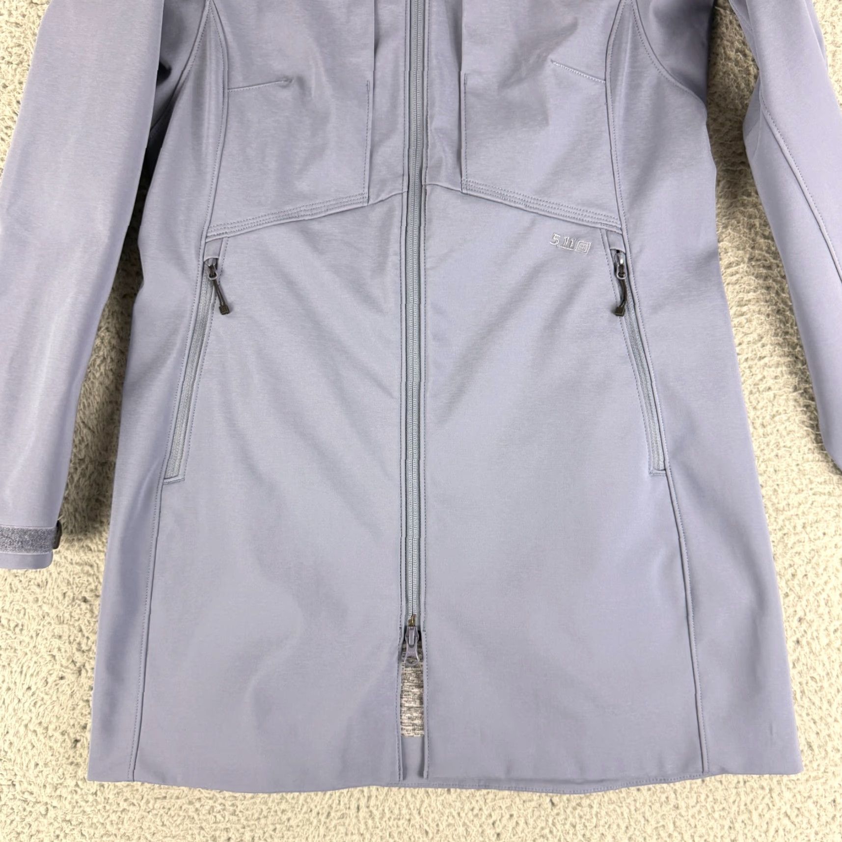 Vintage 5.11 Tactical Atlas Jacket Womens Medium Blue Full Zip Long Sleeve Softshell Jacket Size M / US 6-8 / IT 42-44 - 5 Thumbnail