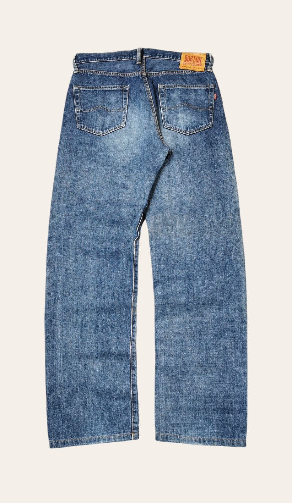 Le Grande Bleu (L.G.B.) Vintage Bobson Selvedge Jeans Lot TK504Z Size US 33 - 9 Thumbnail