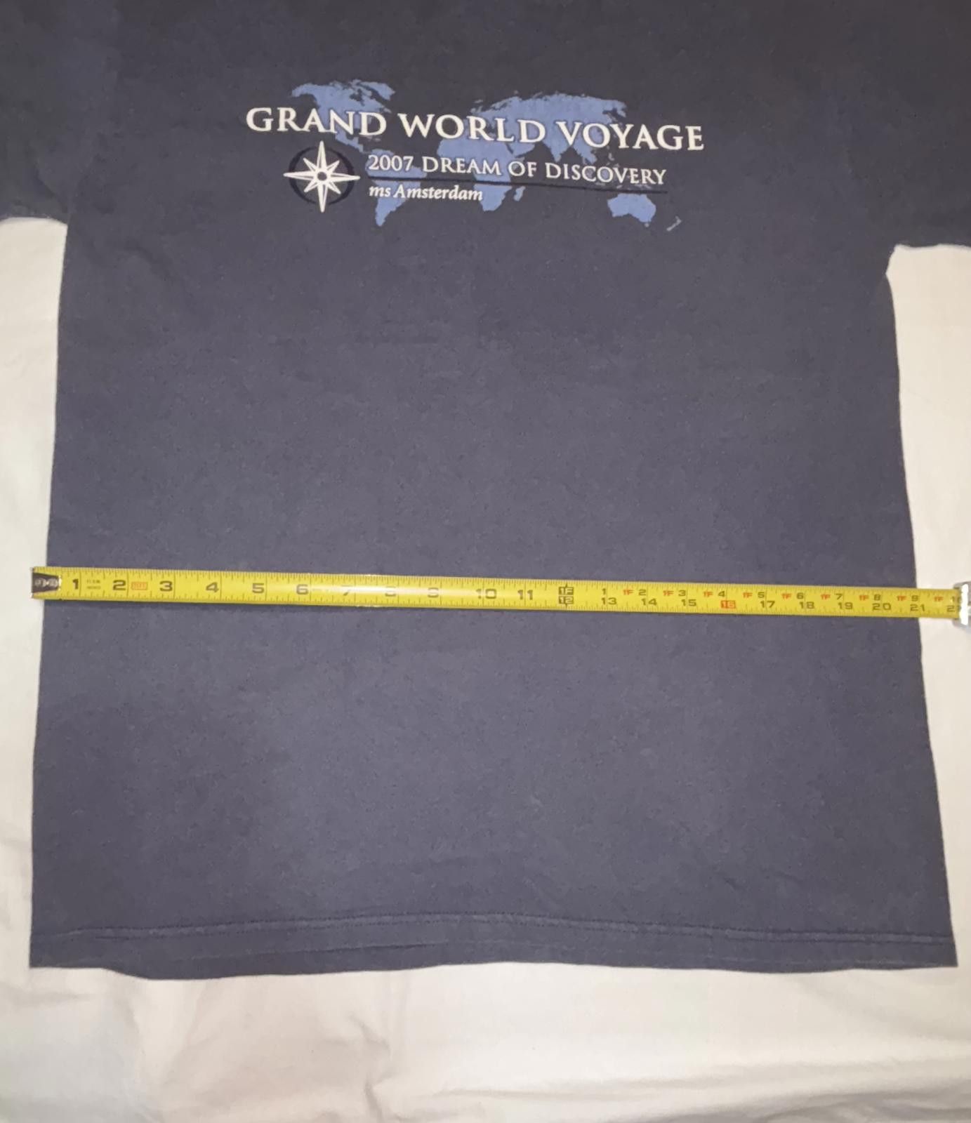 Gildan Grand World Voyage T-Shirt - 2007 Dream of Discovery Size US L / EU 52-54 / 3 - 5 Thumbnail