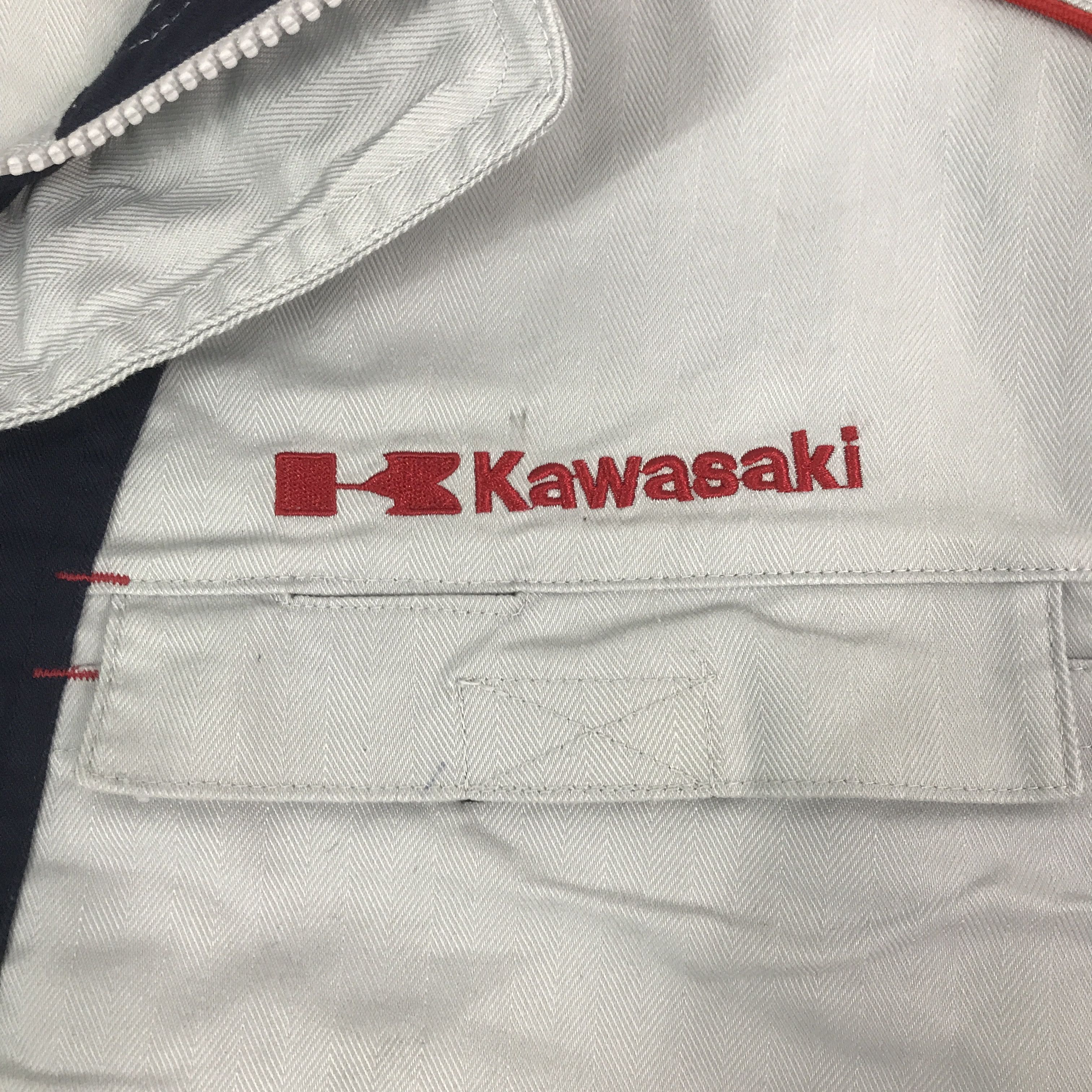 Japanese Brand Vtg Kawasaki Motorsport racing jacket Size US L / EU 52-54 / 3 - 11 Thumbnail