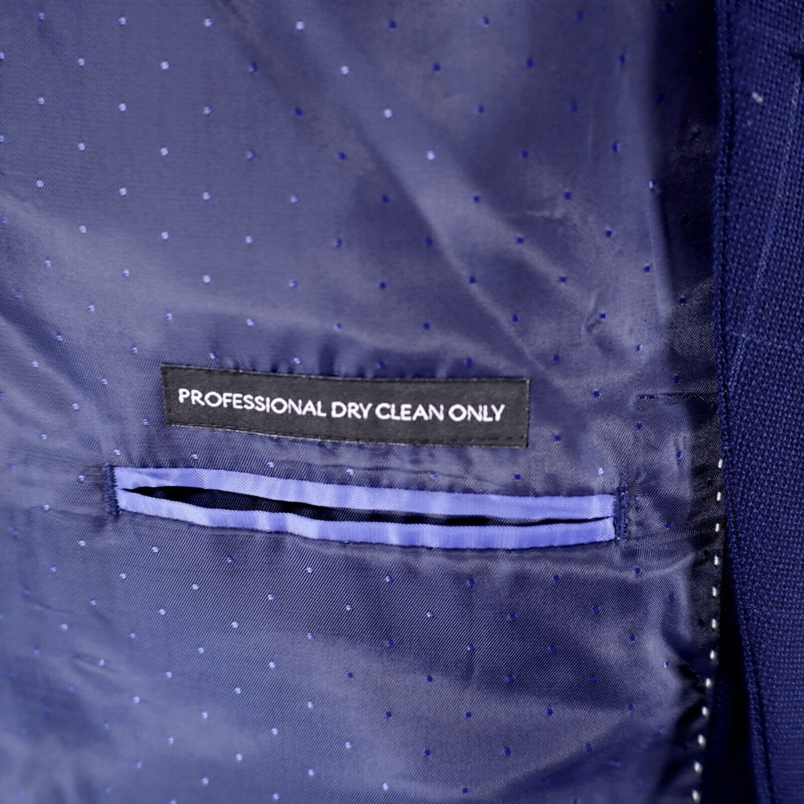 Tommy Hilfiger Tommy Hilfiger Blue Wool Polyester Unconstructed Shoulder Wi Size 42R - 10 Thumbnail