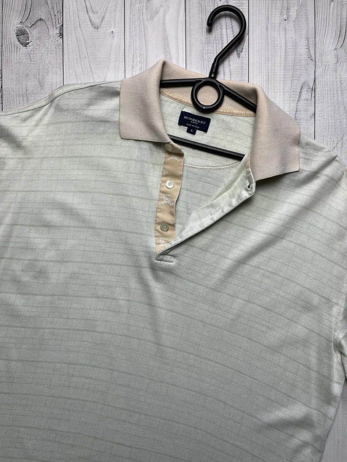 Burberry × Vintage Vintage Burberry Golf plaid polo rare size L Size US L / EU 52-54 / 3 - 2 Thumbnail