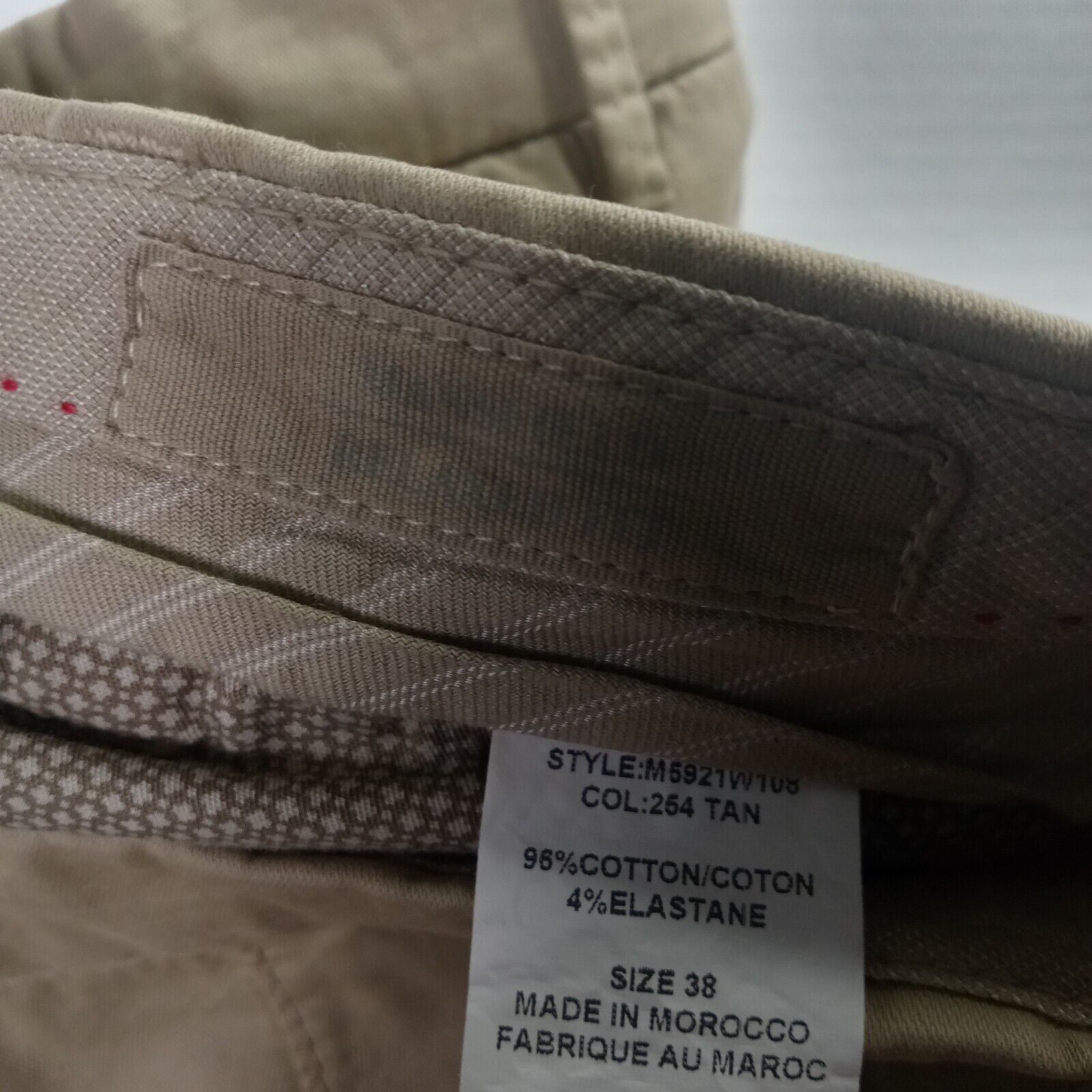 Other Ballin Mansfield Chino Pants Mens Size 38x35 Tan Relaxed Fit Size US 38 / EU 54 - 7 Thumbnail