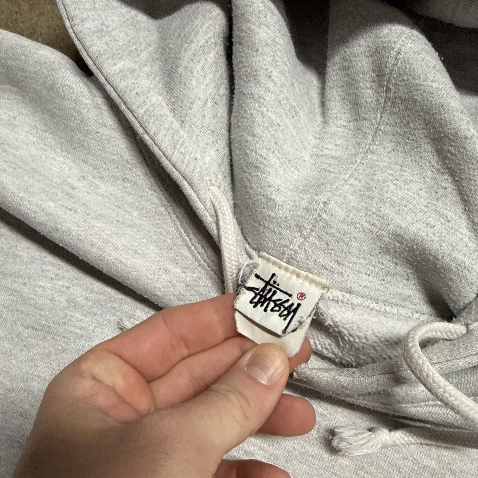 Stussy Vintage Stussy Hoodie Mens XL Gray 80s Skate RARE Knowledge Size US XL / EU 56 / 4 - 7 Thumbnail