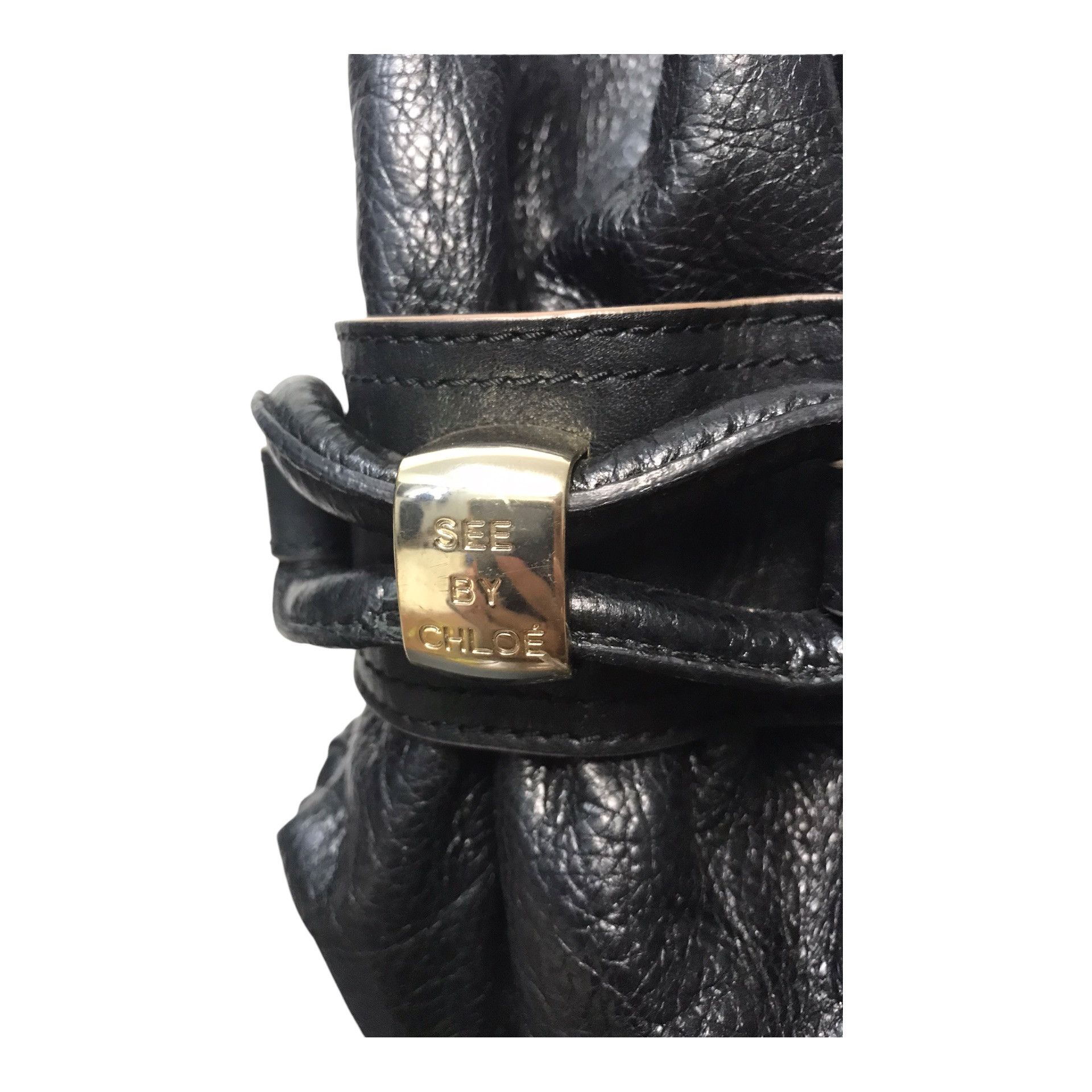 Chloe × See by Chloe See By Chloe Black Leather Tote Bag Size ONE SIZE - 4 Thumbnail