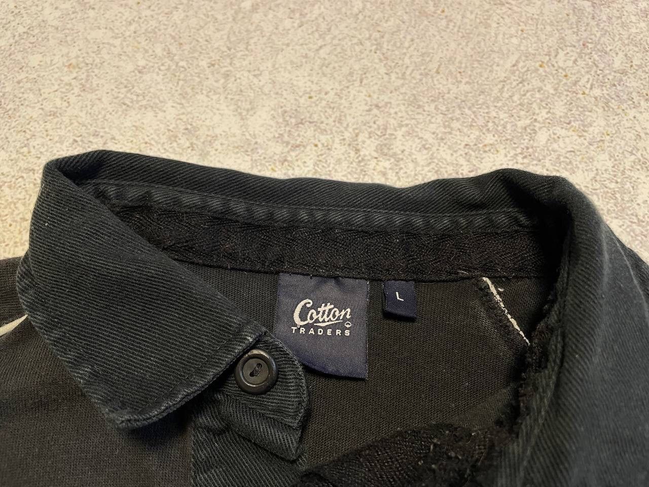 Cotton Traders × Vintage Vintage Cotton Traders Rugby Polo Big Embroidered Logo Y2K Size US L / EU 52-54 / 3 - 6 Thumbnail