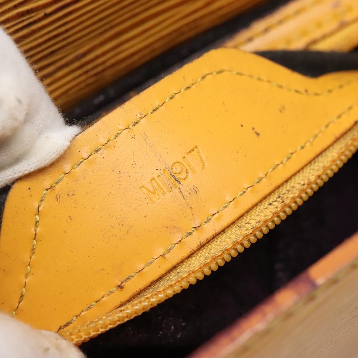 Louis Vuitton LOUIS VUITTON Epi Sac Plat Hand Bag Yellow M52079 Size ONE SIZE - 12 Thumbnail