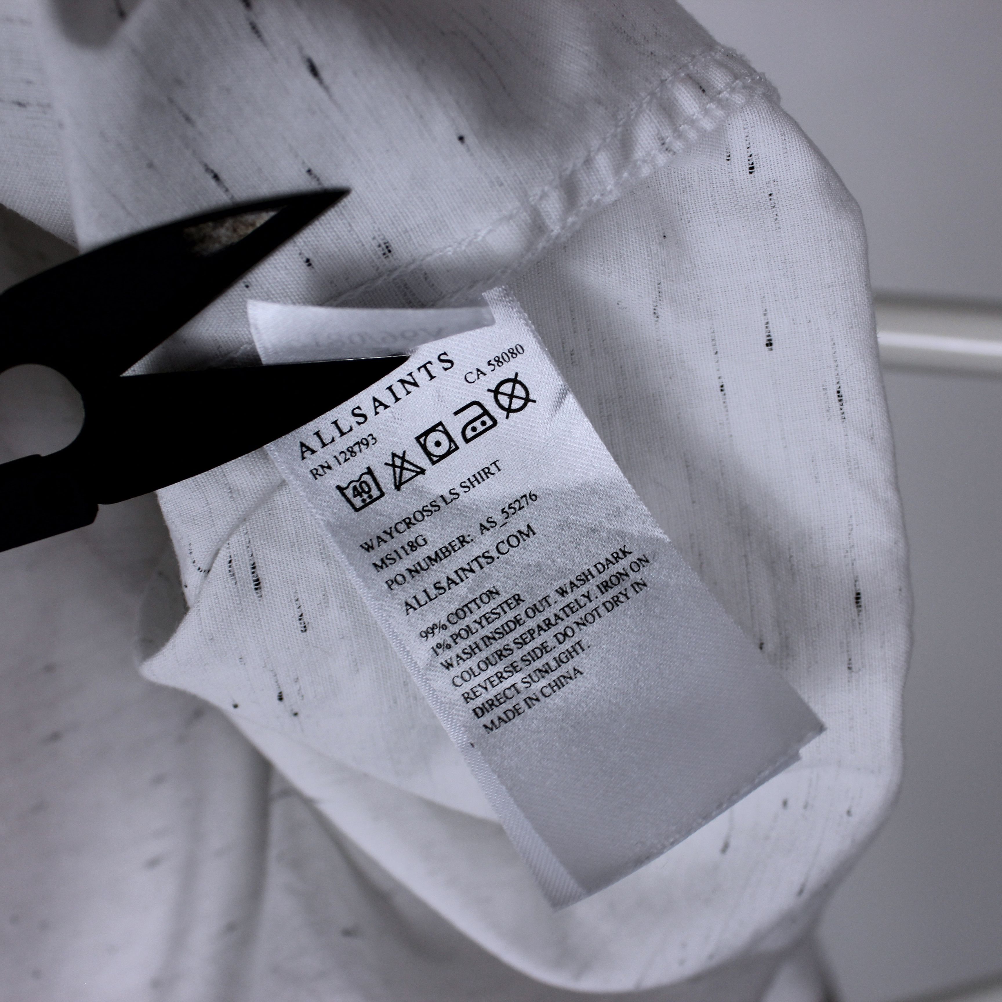Allsaints Allsaints shirt S cotton Waycross ls shirt Size US S / EU 44-46 / 1 - 11 Thumbnail
