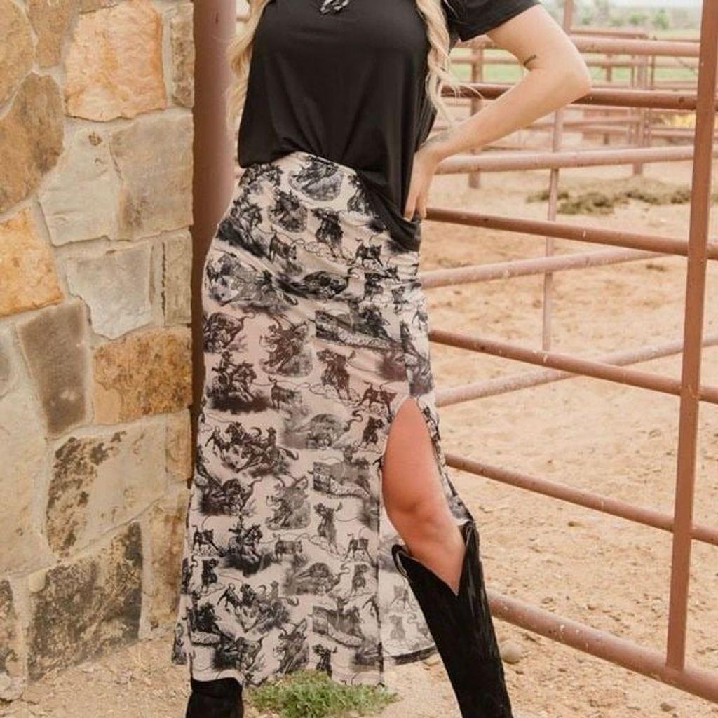 Other Rodeo Road Womens Western Casual Skirt Womens Western Sz XL Size 36" / US 14 / IT 50 - 2 Thumbnail