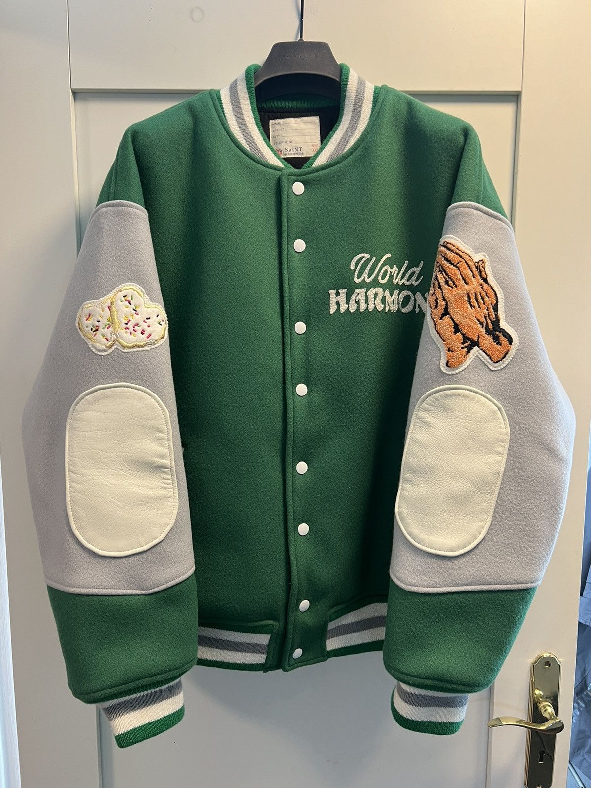Saint Michael Shermer Acadamy Pigeon Varsity Jacket sz. XXL