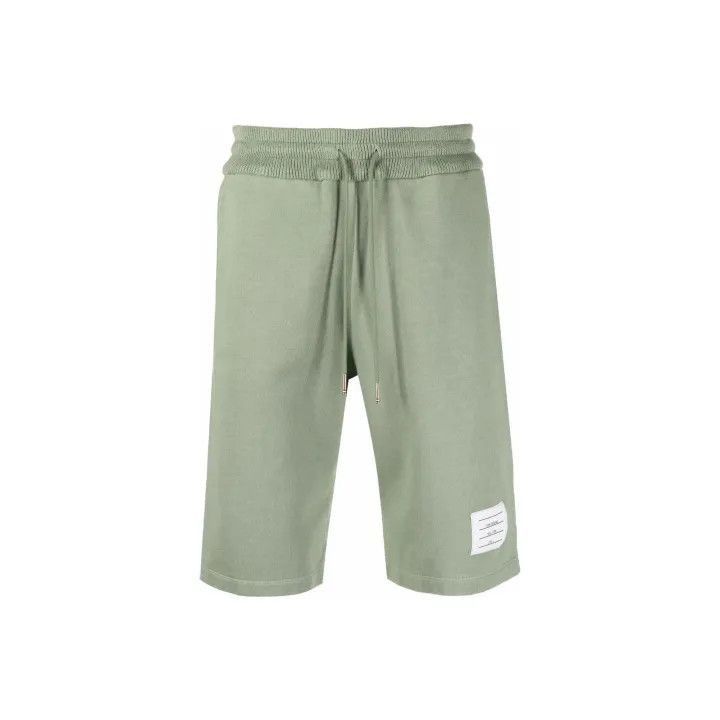 Thom Browne Thom Browne Green Mid-Waist Sports Shorts -2507 Size US 26 / EU 42 - 7 Thumbnail