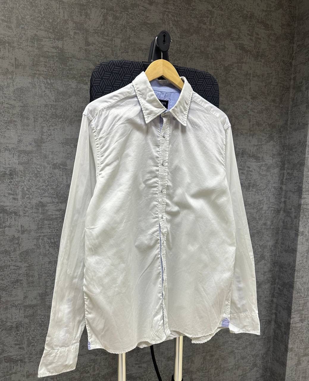 Hackett × Vintage Vintage Hackett London White Mens Shirt Size US XL / EU 56 / 4 - 9 Thumbnail