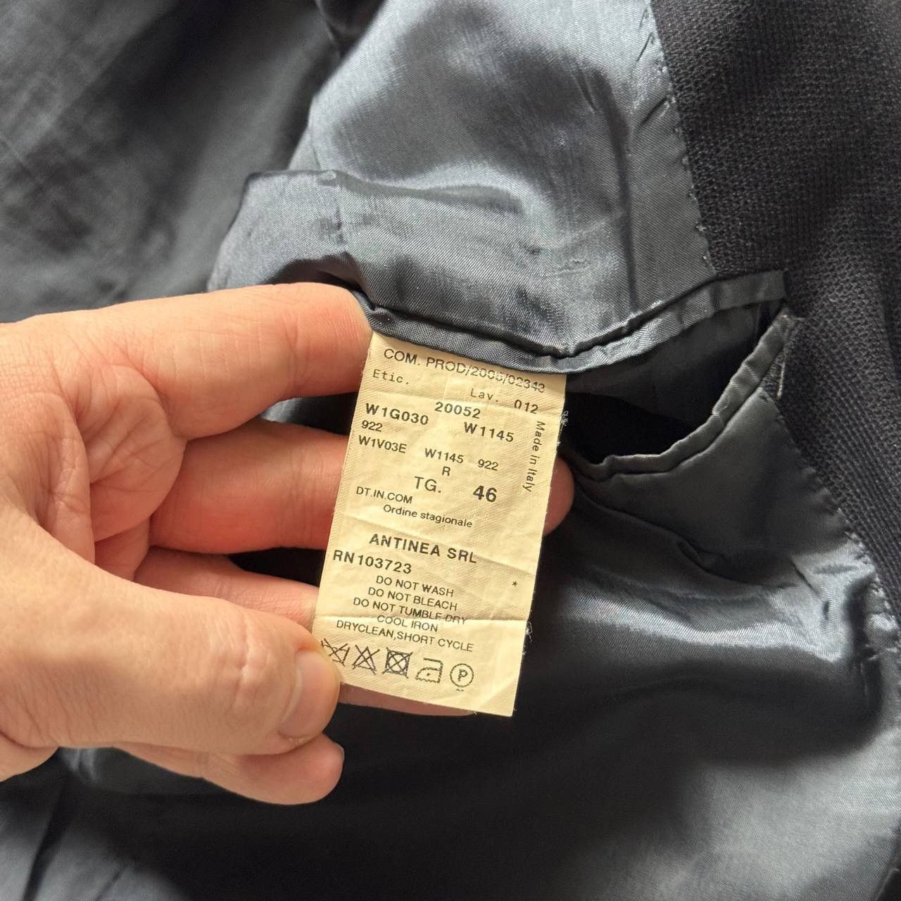 Emporio Armani Emporio Armani Wool Blazer Jacket Size 46R - 6 Thumbnail